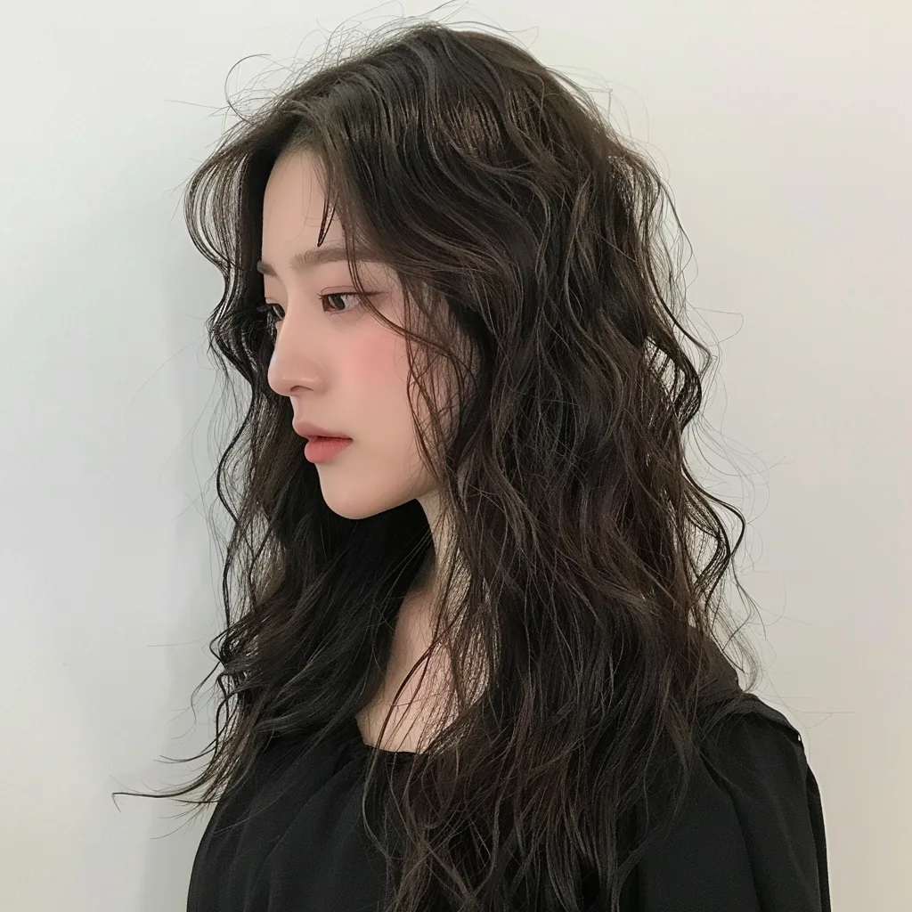 약수역 미용실 신당동 미용실 약수 미용실 약수동 미용실 Korean seoul hair salon (3) 韓国ヘアスタイル - エレガントミディアムウェーブ、AVAヘアサロンソウル