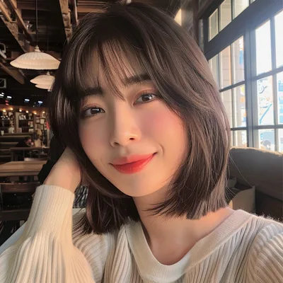 약수역 미용실 신당동 미용실 약수 미용실 약수동 미용실 Korean seoul hair salon (9) 韓国ヘアスタイル - ショートレイヤードボブ、AVAヘアサロンソウル